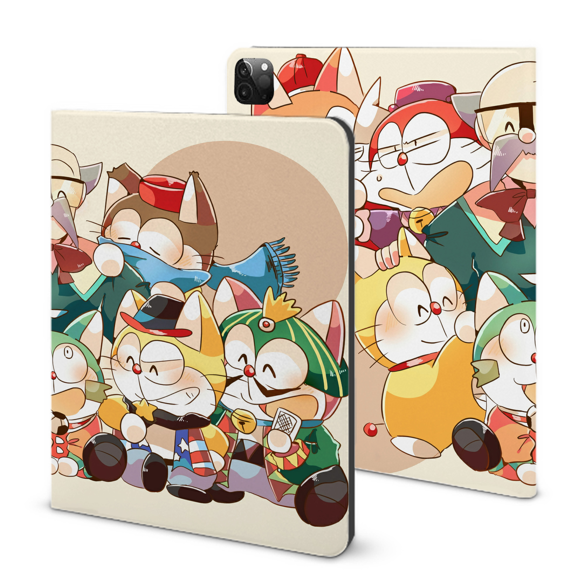 （画像用） ドラえもん Doraemon IPadケース ペンホルダー付き ブックスタイルデザイン